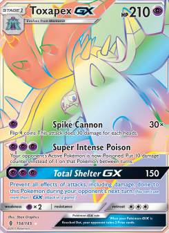 Toxapex GX - pokemon TCG Card