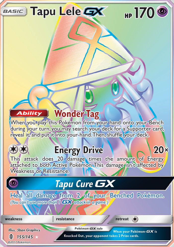 Tapu Lele GX - Pokémon TCG Card
