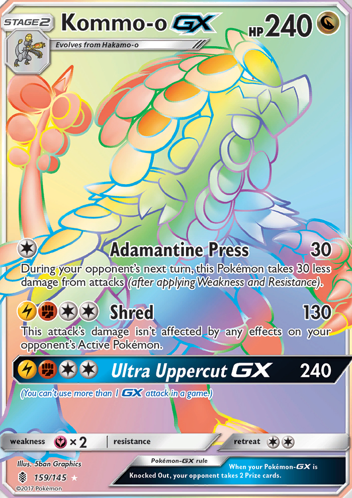 Kommo-o GX - Pokémon TCG Card