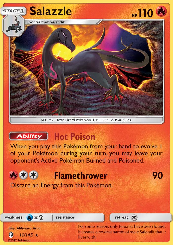 Salazzle - Pokémon TCG Card