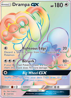Drampa GX - pokemon TCG Card