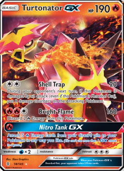 Turtonator GX - pokemon TCG Card