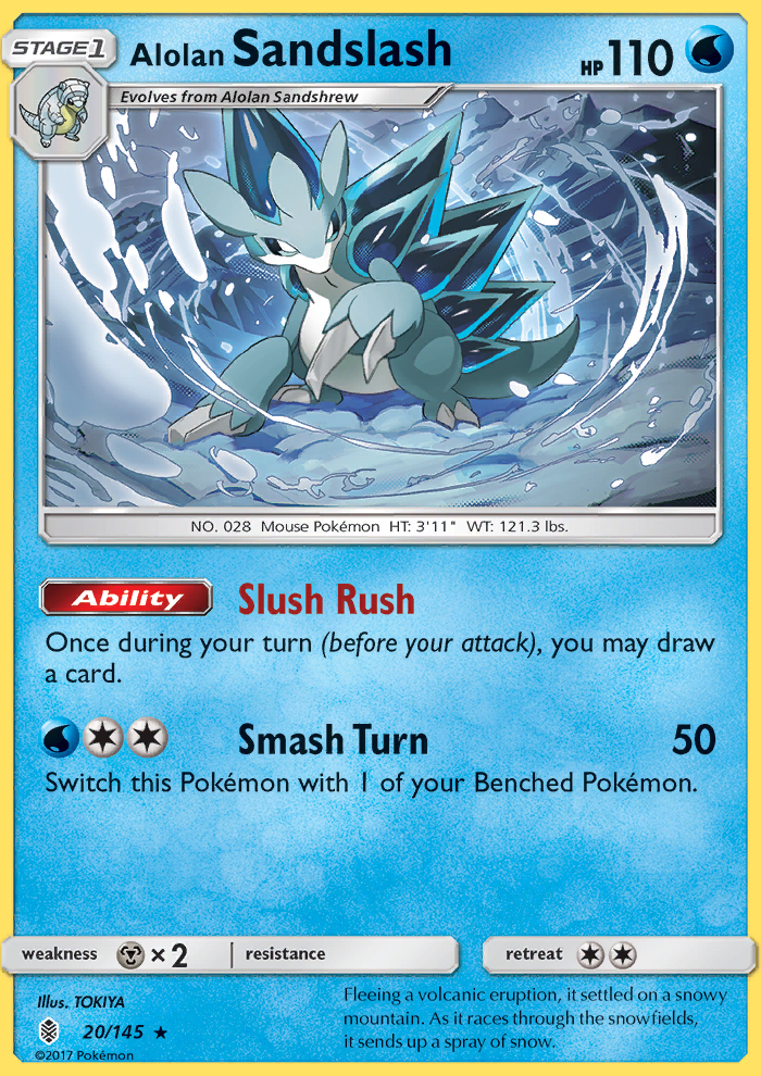 Alolan Sandslash - Pokémon TCG Card
