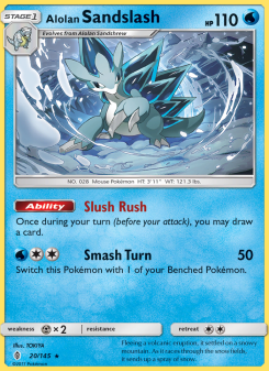 Alolan Sandslash - pokemon TCG Card