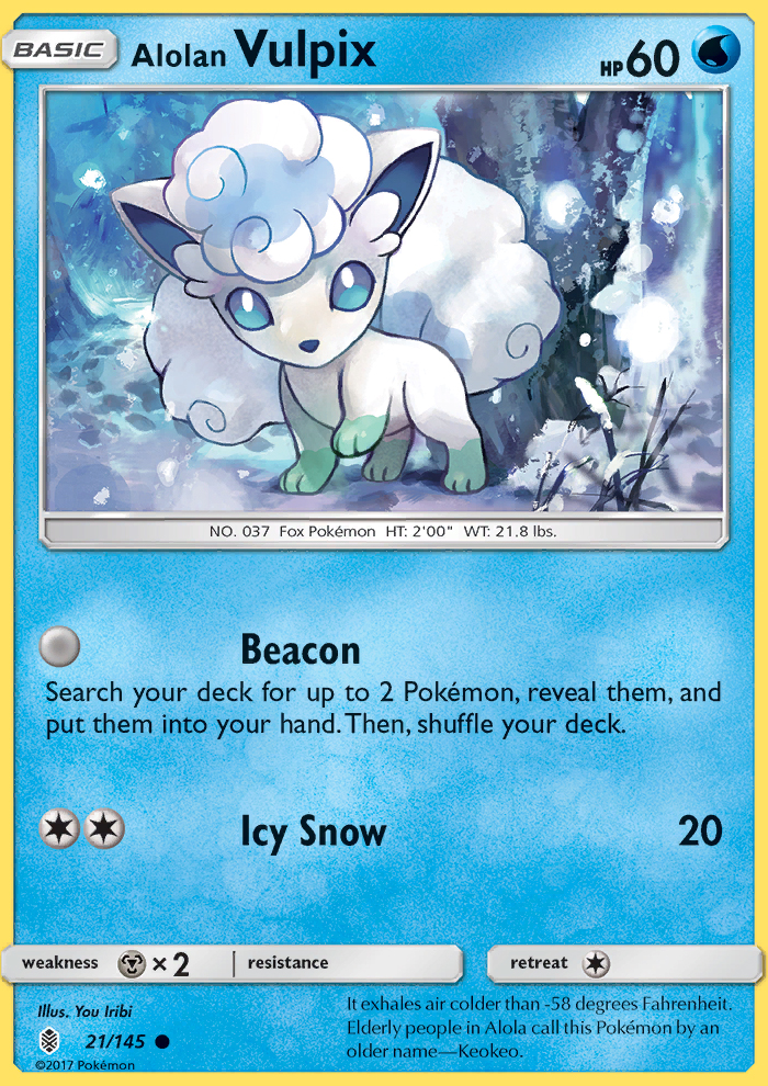 Alolan Vulpix - Pokémon TCG Card