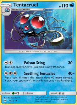 Tentacruel - pokemon TCG Card