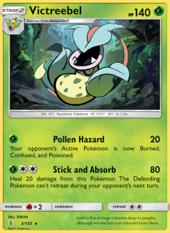Victreebel - pokemon TCG Card