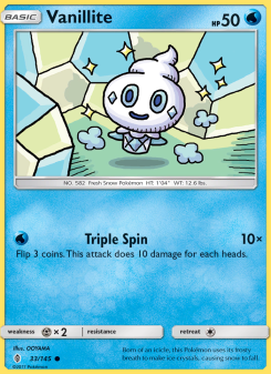 Vanillite - pokemon TCG Card