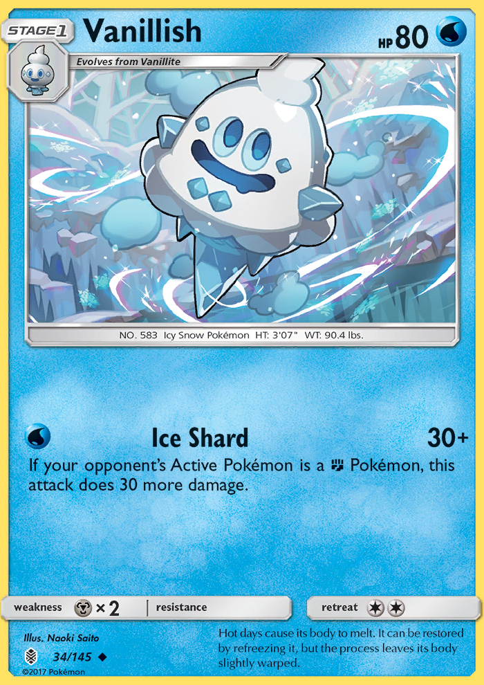 Vanillish - Pokémon TCG Card