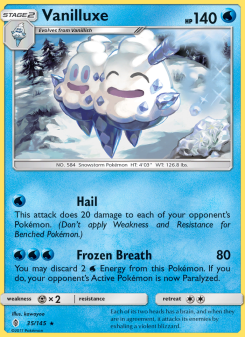 Vanilluxe - pokemon TCG Card