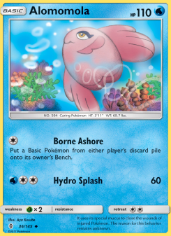 Alomomola - pokemon TCG Card