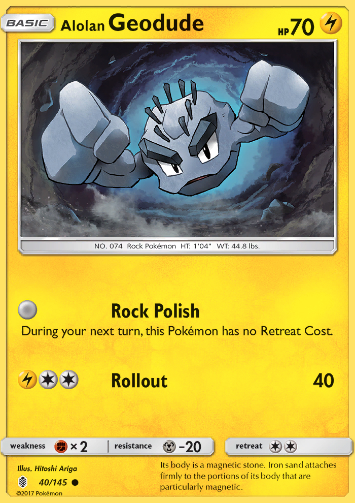 Alolan Geodude - Pokémon TCG Card