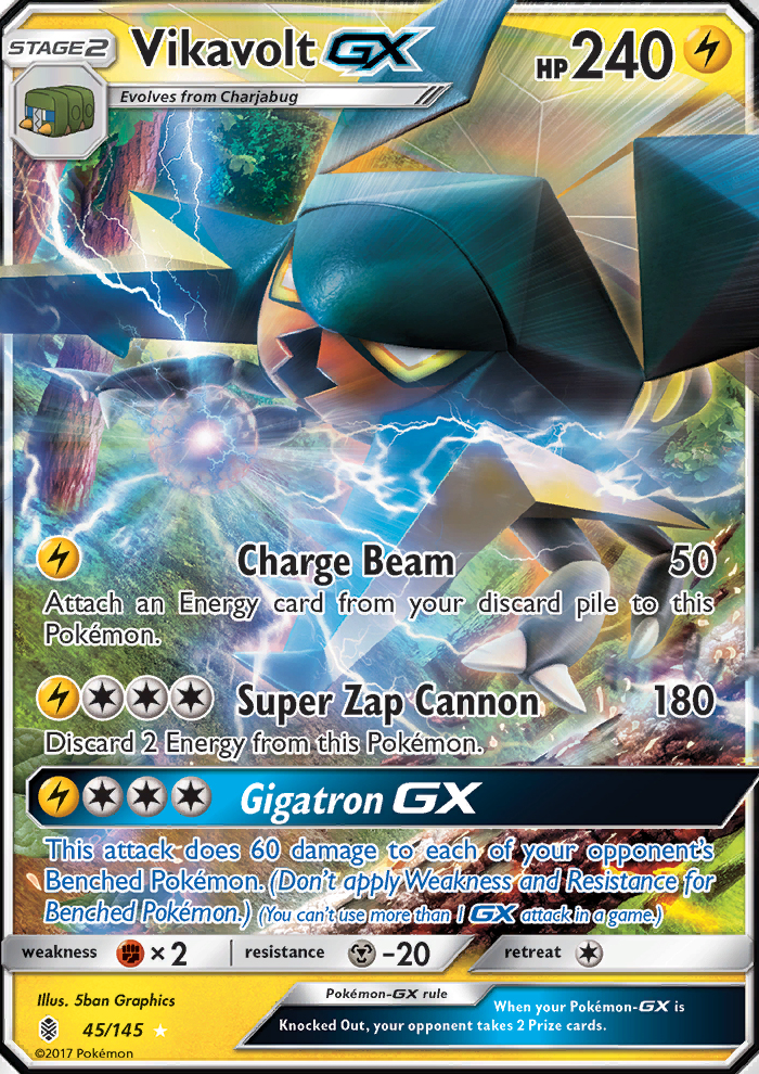Vikavolt GX - Pokémon TCG Card