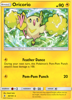 Oricorio - pokemon TCG Card