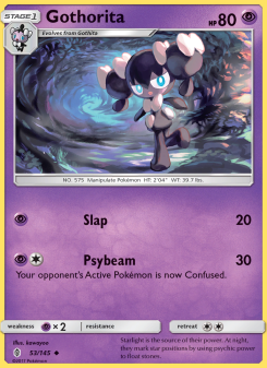 Gothorita - pokemon TCG Card