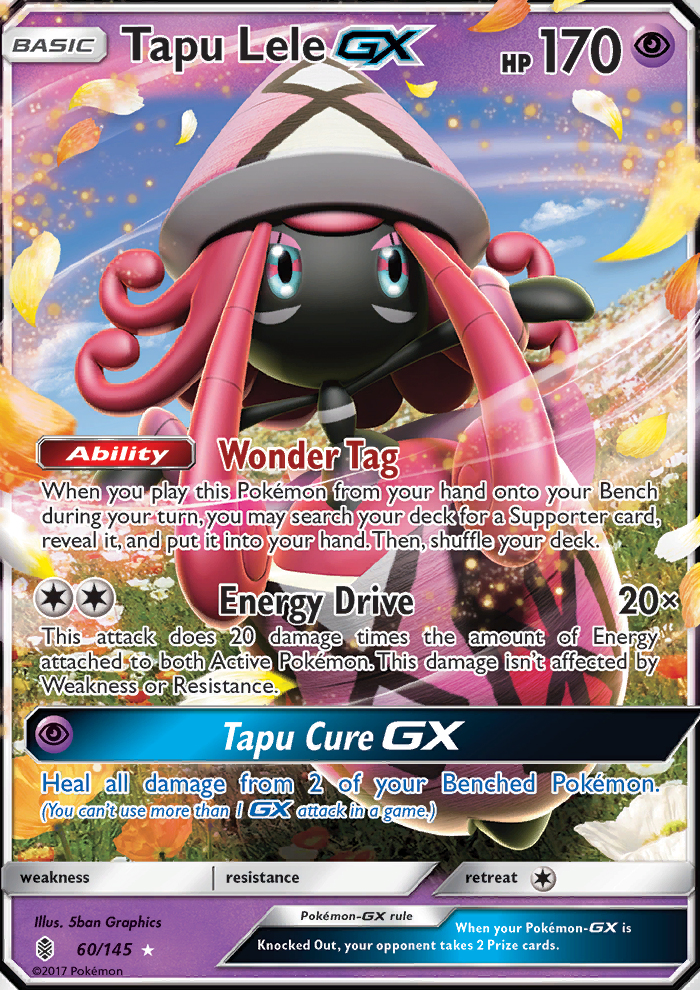 Tapu Lele GX - Pokémon TCG Card