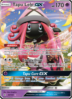 Tapu Lele GX - pokemon TCG Card