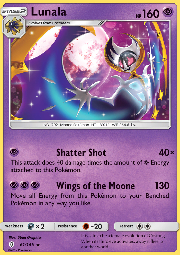 Lunala - Pokémon TCG Card