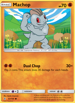 Machop - pokemon TCG Card