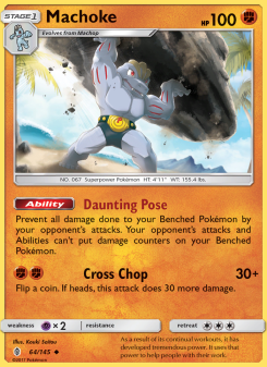 Machoke - pokemon TCG Card