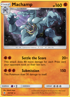 Machamp - pokemon TCG Card