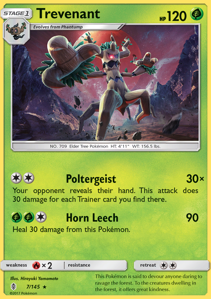 Trevenant - Pokémon TCG Card