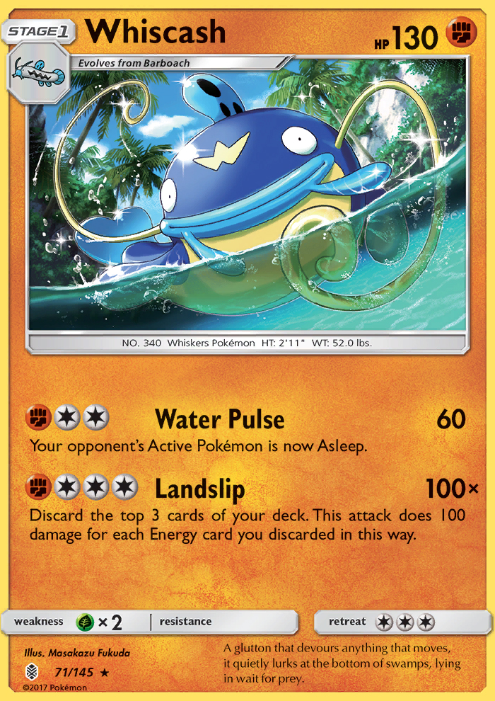 Whiscash - Pokémon TCG Card