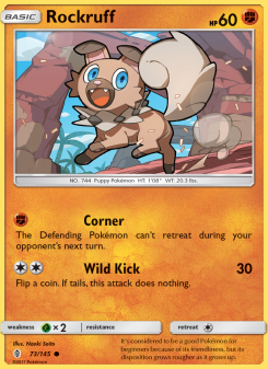 Rockruff - pokemon TCG Card