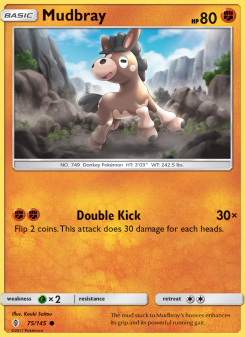 Mudbray - pokemon TCG Card