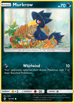 Murkrow - pokemon TCG Card