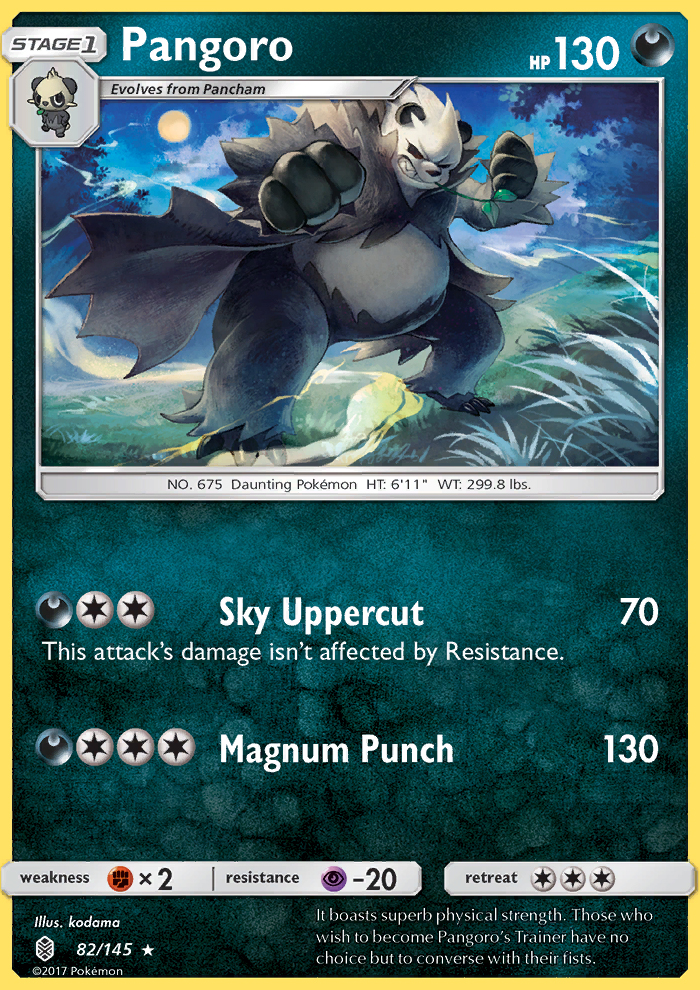 Pangoro - Pokémon TCG Card