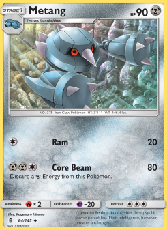 Metang - pokemon TCG Card