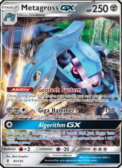 Metagross GX - pokemon TCG Card