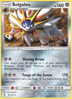 Solgaleo - pokemon TCG Card