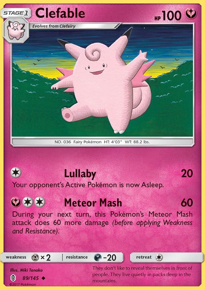 Clefable - Pokémon TCG Card