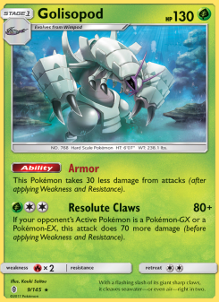 Golisopod - pokemon TCG Card