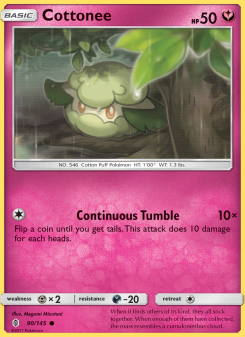 Cottonee - pokemon TCG Card