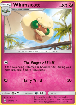 Whimsicott - pokemon TCG Card