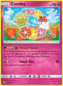 Comfey - pokemon TCG Card