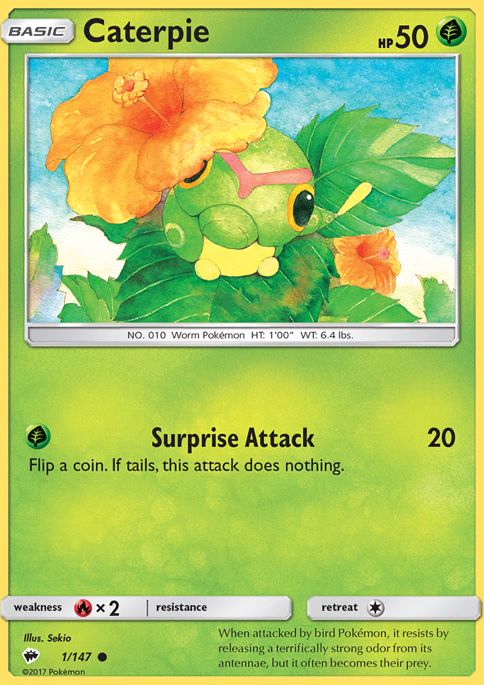 Caterpie - Pokémon TCG Card