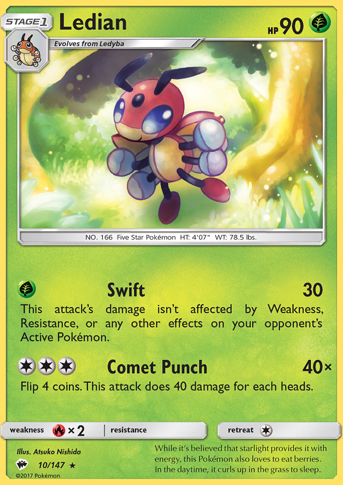 Ledian - Pokémon TCG Card