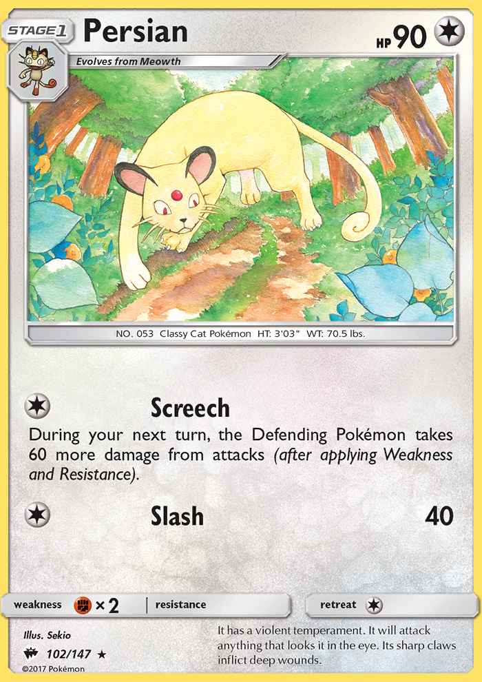 Persian - Pokémon TCG Card