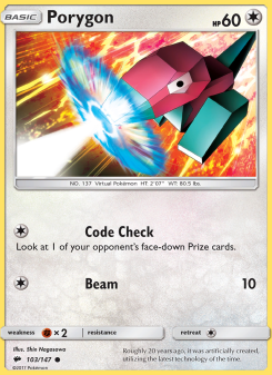 Porygon - pokemon TCG Card