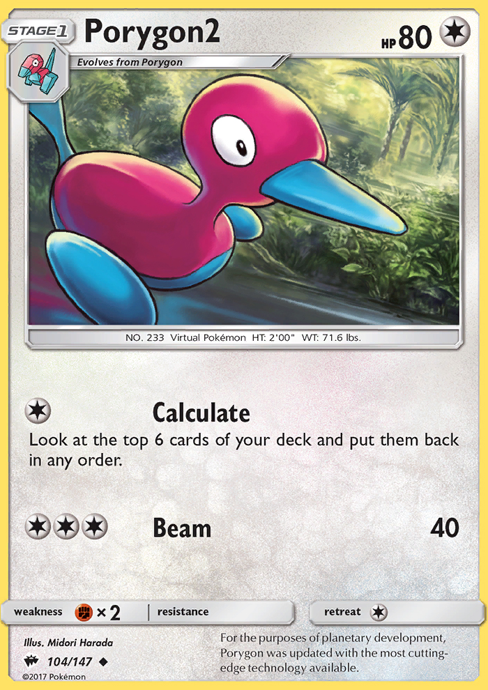 Porygon2 - Pokémon TCG Card