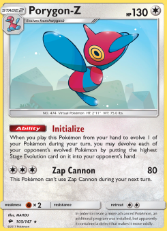Porygon-Z - pokemon TCG Card