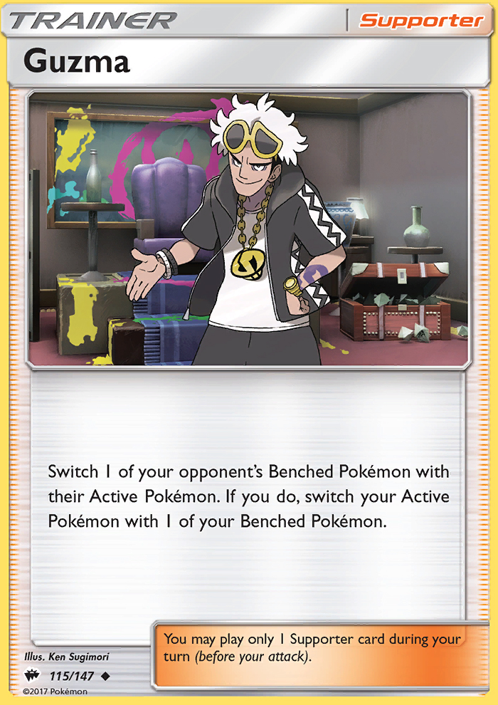 Guzma - Pokémon TCG Card