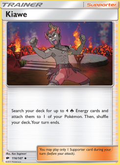 Kiawe - pokemon TCG Card
