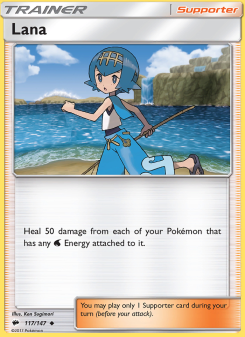 Lana - pokemon TCG Card