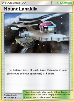 Mount Lanakila - pokemon TCG Card
