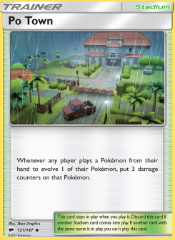 Po Town - pokemon TCG Card